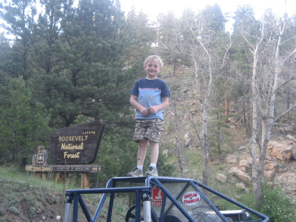 Canage Canyon with Russell - Tyson standing tall
